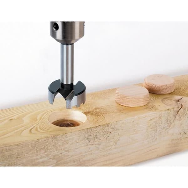 Infälld träfräs - WOLFCRAFT - L90 Ø28 mm - Pro - Hög precision - Kvalitetsverktyg