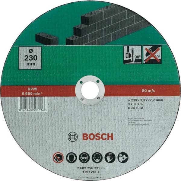 Rak kapskiva, sten Bosch 2609256331
