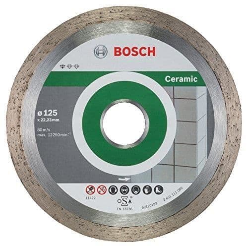 Bosch 2608603232 Standard diamantkapskiva för keramik 125 x 22,23 x 1,6 x 7 mm