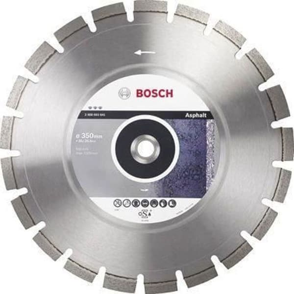 Diamantkapskiva - Bosch - Bäst för asfalt - 350 mm - Borrning 20/25,40 mm - Bredd 3,2 mm