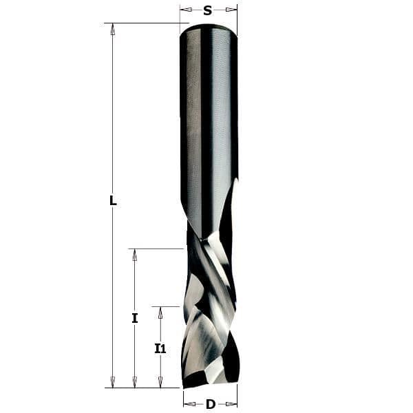 FRAISE HELICOIDALE Z2+2 DR HM D=8X32X80 190.080.11