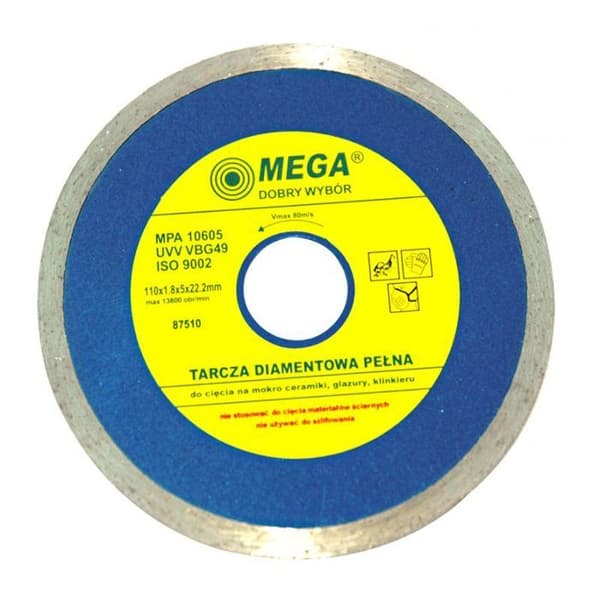 Disque de meuleuse - Mega Disque diamant komplett 2,9 x 5,7 mm 230 mm 87630