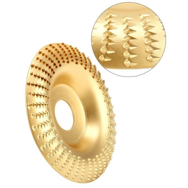 Qwork - WD40240 - ® 4 delar träslipsten, träslipskiva, innediameter 22.2 mm för vinkelslipmaskiner