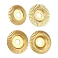 Miniatyrbild 1 av 3: Qwork - WD40240 - ® 4 delar träslipsten, träslipskiva, innediameter 22.2 mm för vinkelslipmaskiner