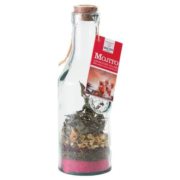 Ingrediensblandning i karaff för Strawberry Mojito * Kapacitet: 160g * Mix för mojito * Karaffmaterial: glas *