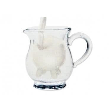 Karaff - Glas - Dubbelvägg - Kojuver - 103x85x85 mm - Mjölkkanna