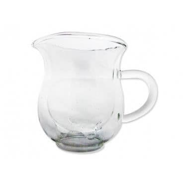 Karaff - Glas - Dubbelvägg - Kojuver - 103x85x85 mm - Mjölkkanna