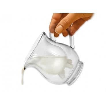 Karaff - Glas - Dubbelvägg - Kojuver - 103x85x85 mm - Mjölkkanna