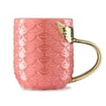 Miniatyrbild 3 av 4: Mugg - Sjöjungfru - Rosa - Keramik - 400 ml - Handtag Sjöjungfruhala