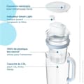 Pikkukuva 3 / 6: Brita Carafe-filter i blått glas inkluderade 1 Maxtra Pro All-1-patron
