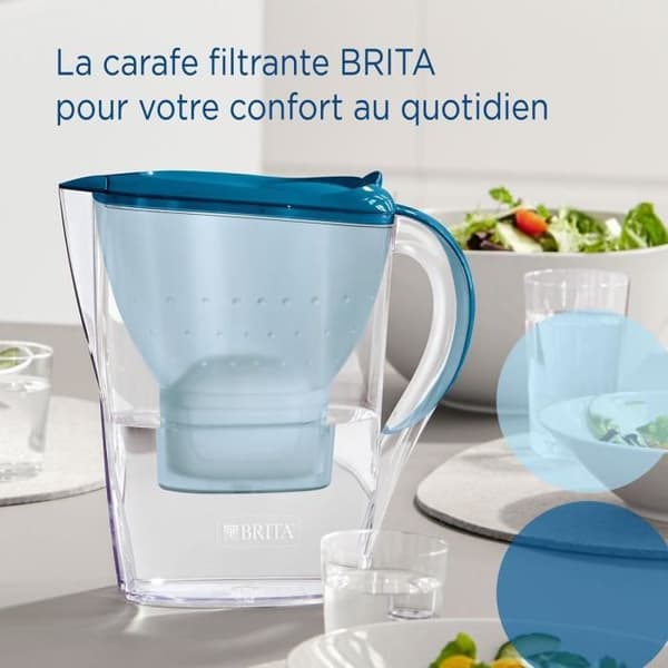 Brita Carafe Filter Marella Bleue (2.4L) inkluderade 1 Maxtra Pro All-in-1-patron