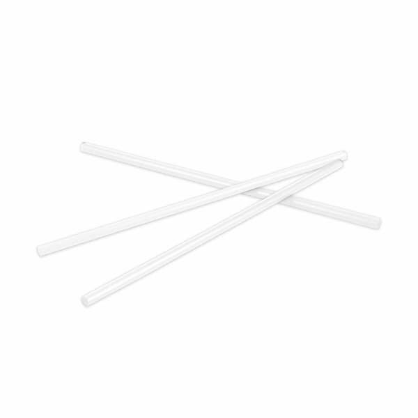 Genanvendelige sugerør Algon Hvid Plastik 36 Enheder 22 cm 6 mm