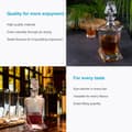 Miniatyrbild 3 av 6: Noble whiskeykaraff Karaff för rom, vodka, scotch och mycket mer