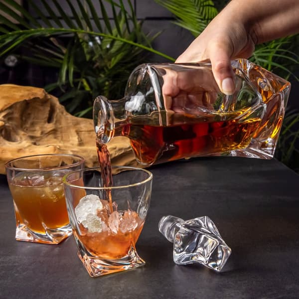 Noble whiskeykaraff Karaff för rom, vodka, scotch och mycket mer