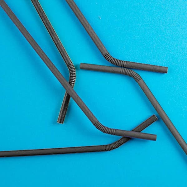 Straws Algon Pap Sort 25 Dele 24 enheder