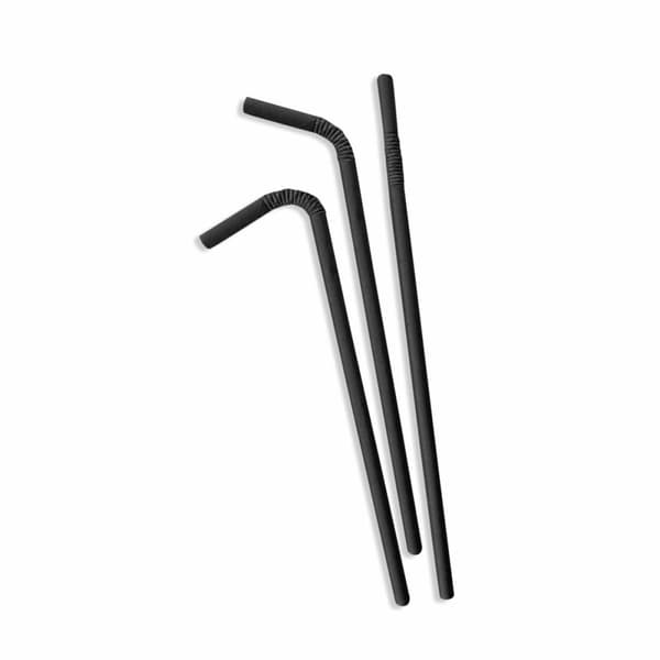 Straws Algon Pap Sort 25 Dele 24 enheder
