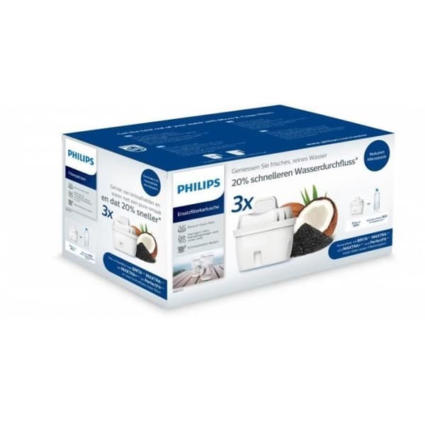 Philips Water AWP211/31 Micro X-Clean-filter kompatibelt med Brita Maxtra, 3-pack - 4897099308409