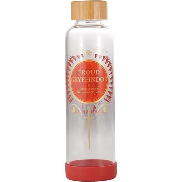 Glasflaska 500 ml Gryffindor Harry Potter