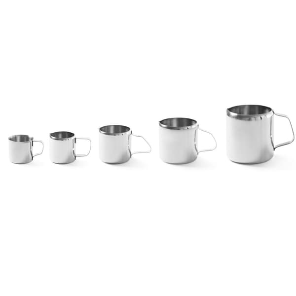 Mjölkgräddkopp i rostfritt stål för kaffe, 30ml - Hendi 450109