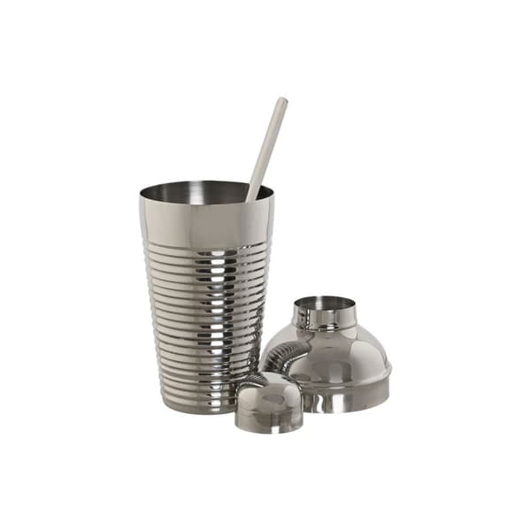 Cocktail Setti Home ESPRIT Hopeinen Ruostumaton teräs 500 ml 8 x 8 x 21 cm