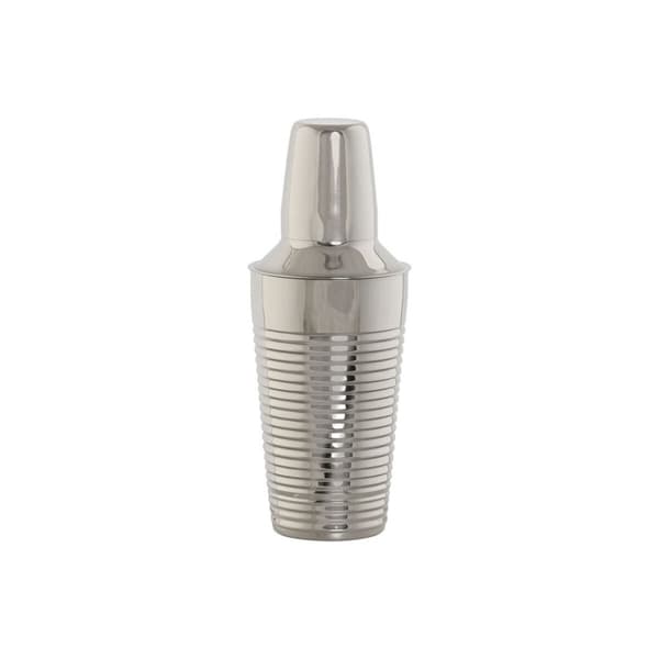 Cocktail shaker Home ESPRIT Gyllene Silvrig Rostfritt stål 9,5 x 9,5 x 22 cm