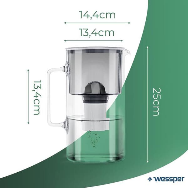 Kanna - karaff - Wessper serveringsflaska - WES202-BK+2