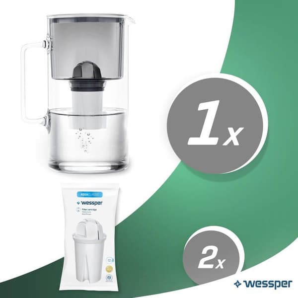 Kanna - karaff - Wessper serveringsflaska - WES202-BK+2
