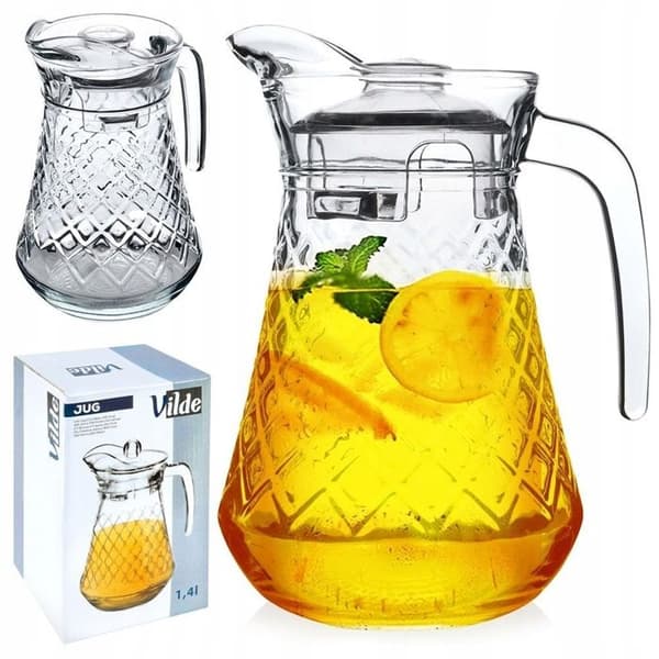 Glasvägg med lock 1,4L