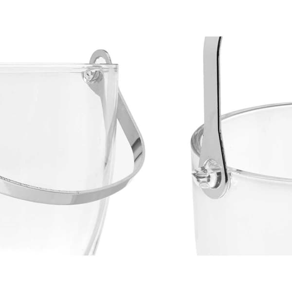 Ishink Vivalto 11444 Transparent Metall Glas 14,5 x 12 x 12,5 cm 4x (10,5 x 20 cm) Vinglas (2 antal)