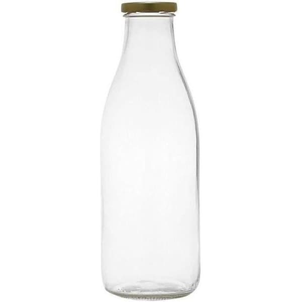 1l vit fruktjuiceflaska