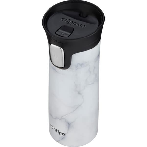 CONTIGO - Termisk mugg - Pinnacle couture - vit marmor