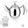 Miniatyrbild 3 av 4: Olivkanna - INN® - 1L - Rostfritt stål - Ergonomisk - Spegelpolerad design