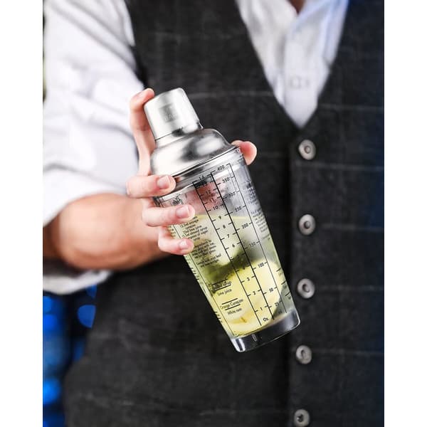 Cocktail shaker My Bar Glas Stål 400 ml (12 antal)