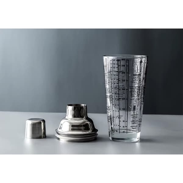 Cocktail shaker My Bar Glas Stål 400 ml (12 antal)