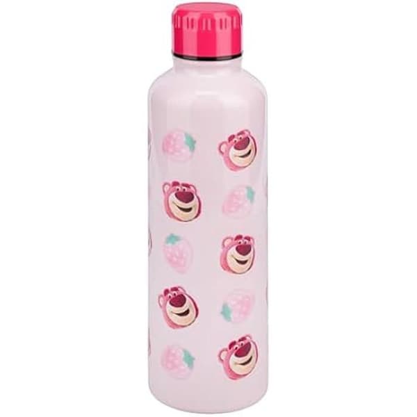 Gourde - PALADONE - Lotso - Rostfritt stål - 500 ml - Rosa - Officiellt Disney-licensierad