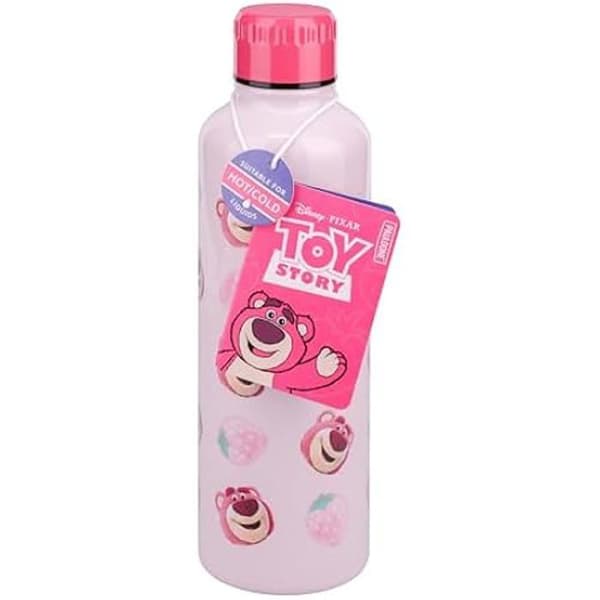 Gourde - PALADONE - Lotso - Rostfritt stål - 500 ml - Rosa - Officiellt Disney-licensierad