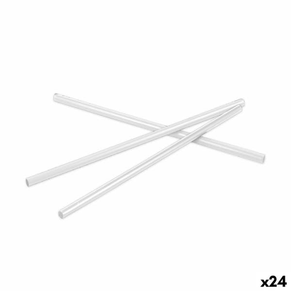 Genanvendelig sugerør Algon Plastik 22 cm 8 mm 20 Dele 24 enheder