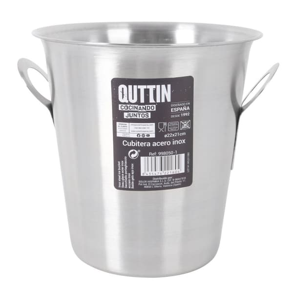Ishink Quttin Quttin Rostfritt stål 5 L ø 22,2 x 21 cm (8 antal)