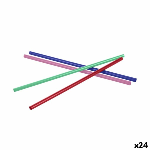 Uudelleenkäytettävä juomapilli Algon Muovinen 19,5 cm 6 mm 30 Kappaletta 24 osaa