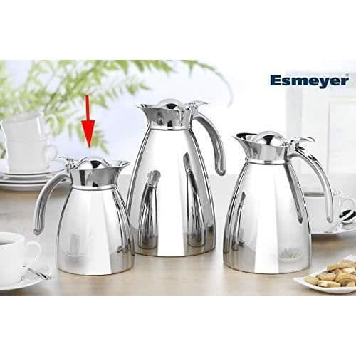 Esmeyer 305-076 Isolerad Kanna Empire, Dubbelvägg 18-8, okrossbar Innehåll: 0,6 L, Tål diskmaskin, Stål 305-07