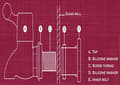 Miniatyrbild 4 av 4: Pichet - karaff - Kilner servisflaska - 0025.008 - Rund dryckesdispenser i glas på 3 liter