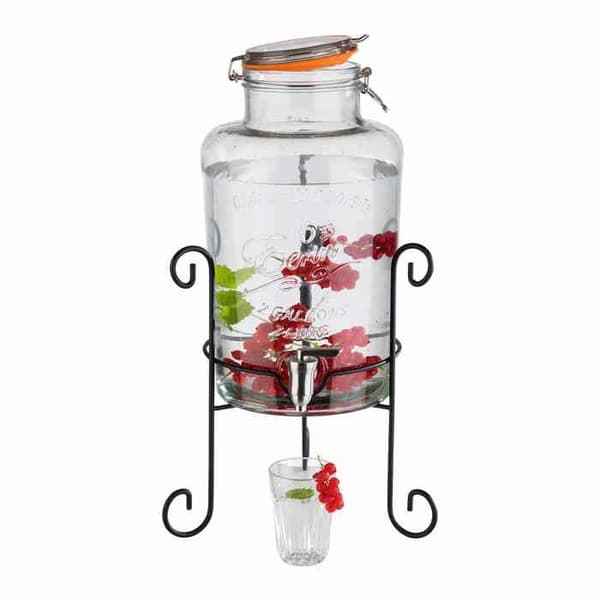 Ju distribuir - APS - Fontän 7L - Glas - Rostfritt stål - Transparent