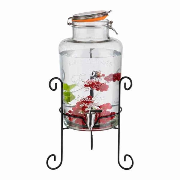 Ju distribuir - APS - Fontän 7L - Glas - Rostfritt stål - Transparent