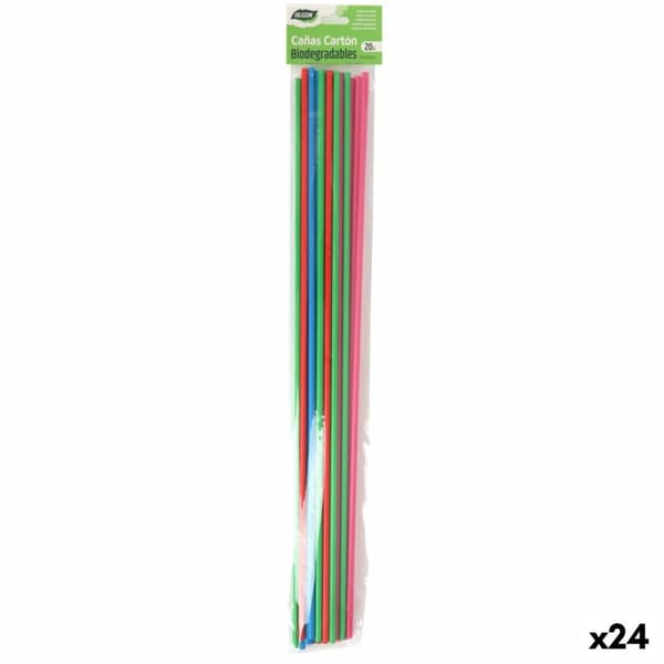 Uudelleenkäytettävä juomapilli Algon 50 x 0,6 cm 20 Kappaletta 24 osaa