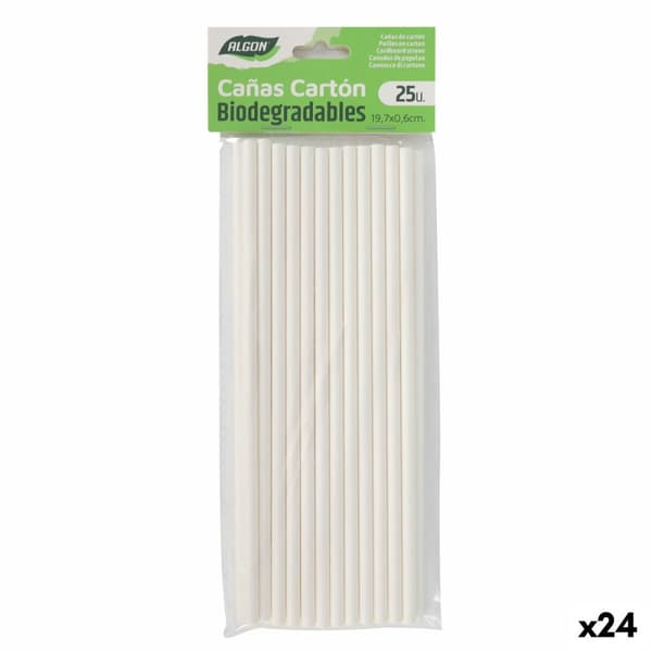 Uudelleenkäytettävä juomapilli Algon 19,7 x 0,6 cm 25 Kappaletta 24 osaa