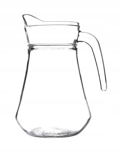 Glasvattenkanna 1,5L slät