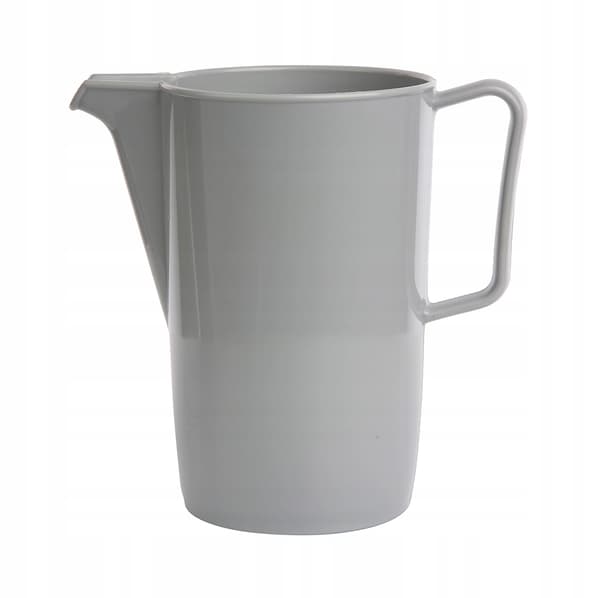 Plastkanna 2 l grå
