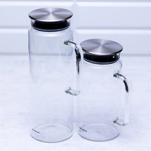 Glasflaska - KLAUSBERG - KB-7686 - 1L - Borosilikatglas - Elegant design