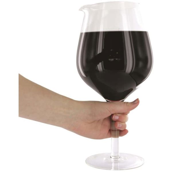 Vinkaraff - S&amp;D - KV7149 - Transparent glas - 1,6L - D14 x H29,5 cm