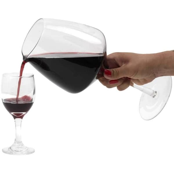 Vinkaraff - S&amp;D - KV7149 - Transparent glas - 1,6L - D14 x H29,5 cm